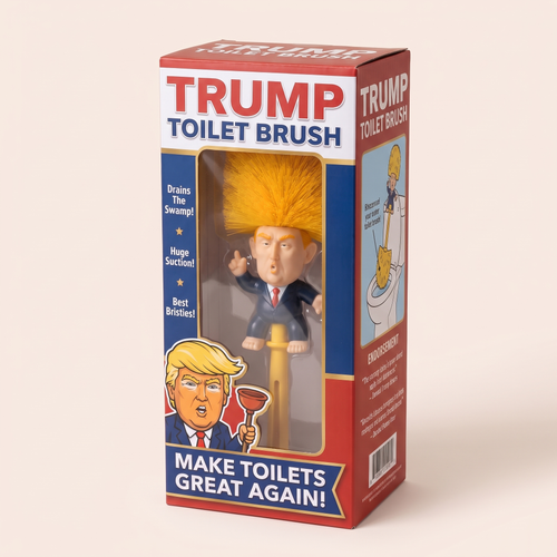 TRUMP TOILET CLEANING BRUSH